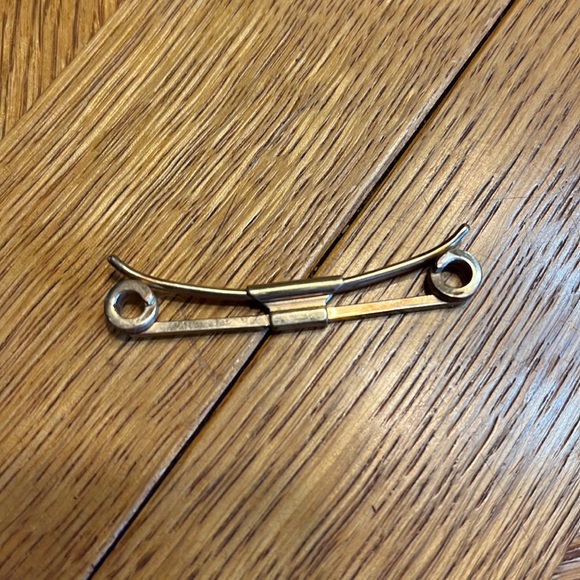 ✨ 3/$15 Vintage Gold Swank Tie Bar - Picture 2 of 3